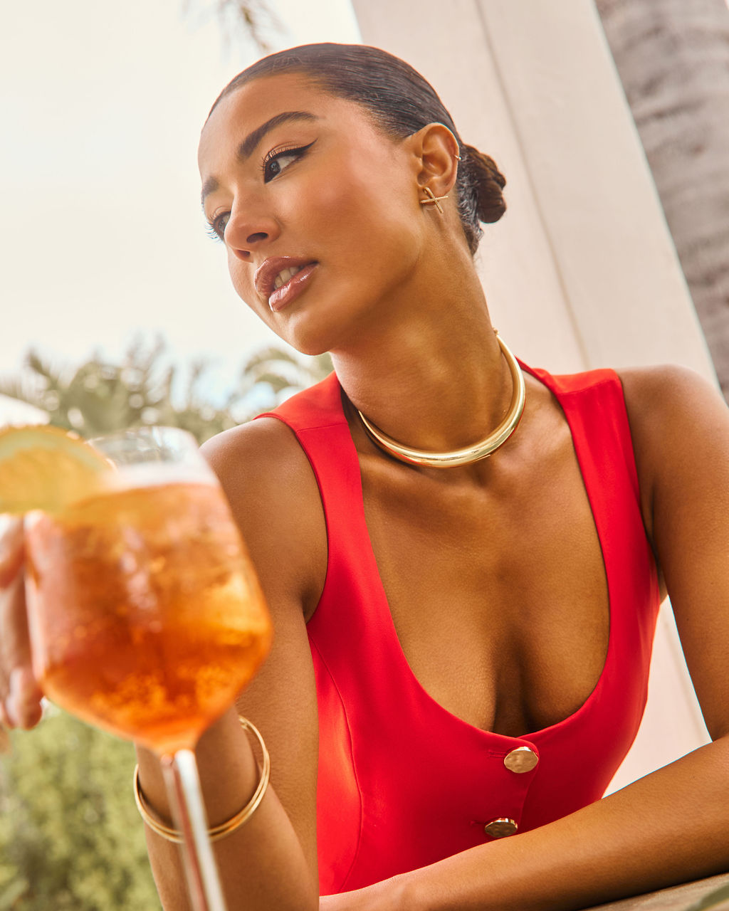 Sun Dancer Choker Necklace