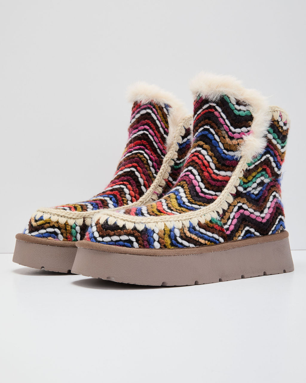 Joppie Faux Suede Fur Lined Booties