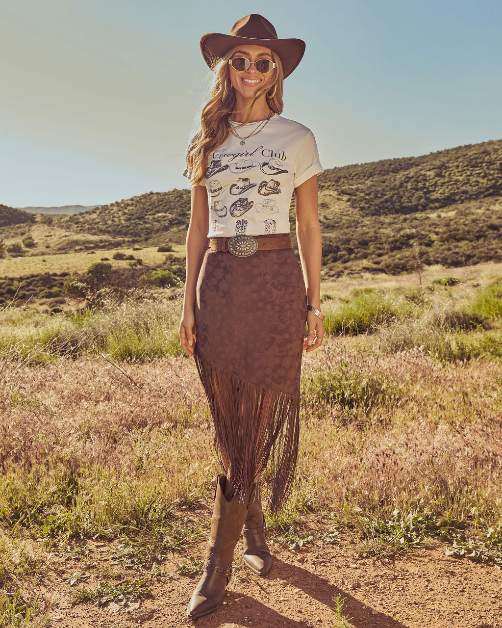 Cowgirl Club Graphic Short Sleeve Graphic Tee