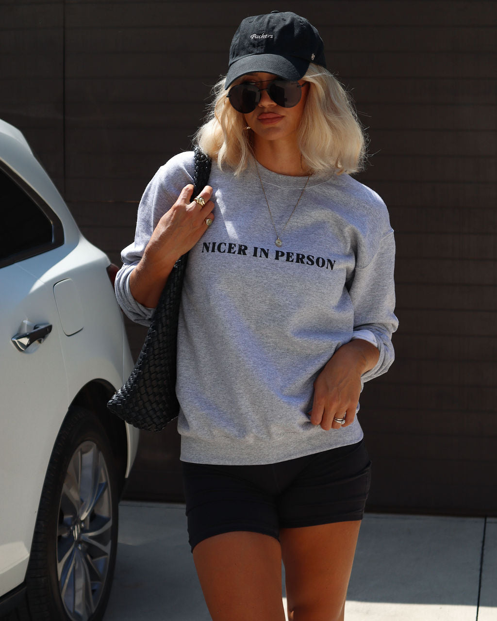 Nicer In Person Pullover Sweatshirt