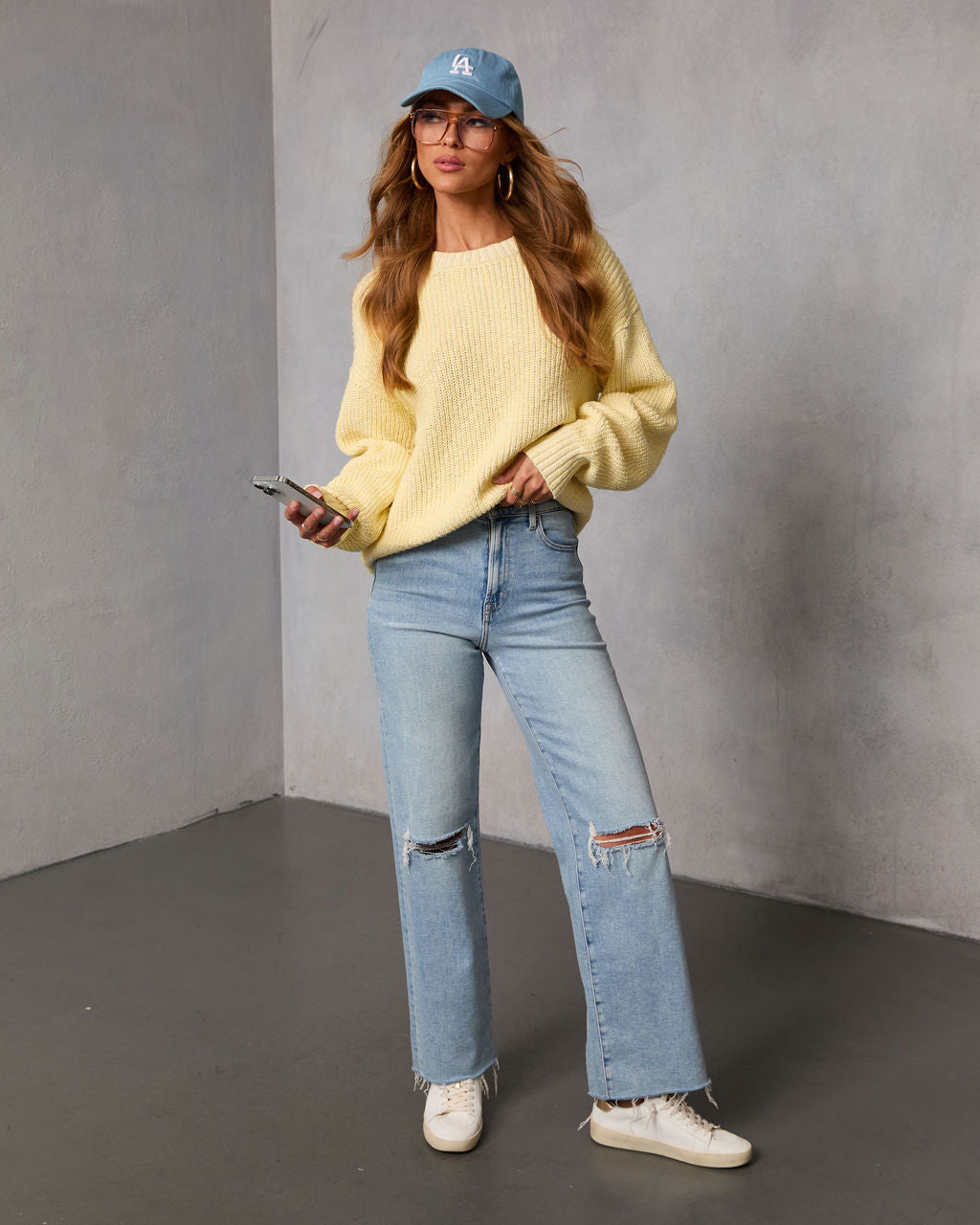 Instant Smile Ribbed Knit Sweater