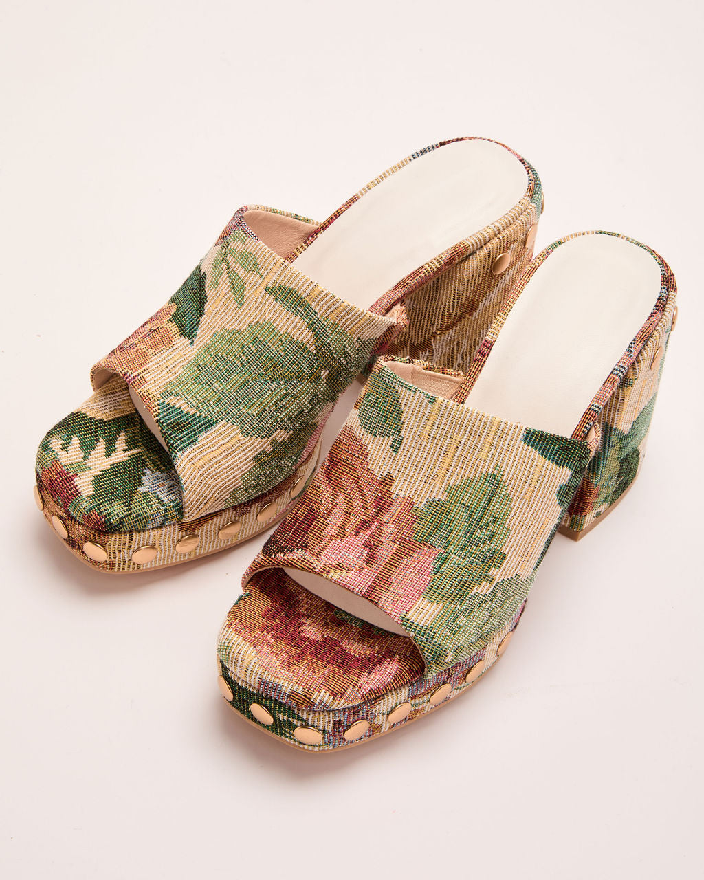 Asha Studded Platform Mule