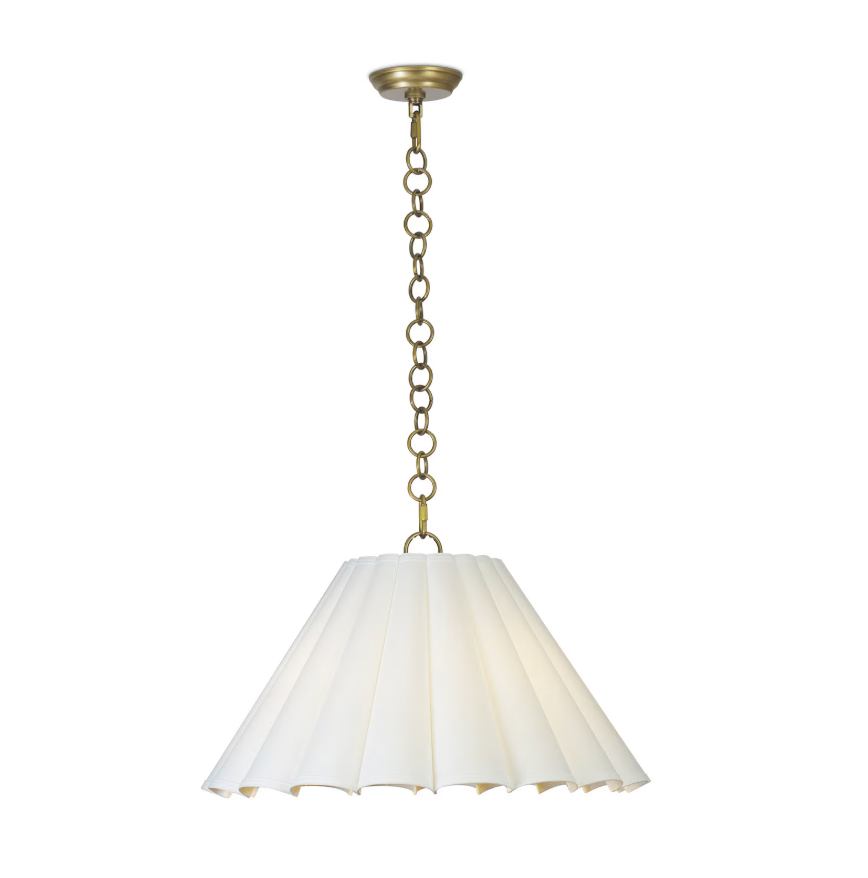 Allison Natural Brass Pendant