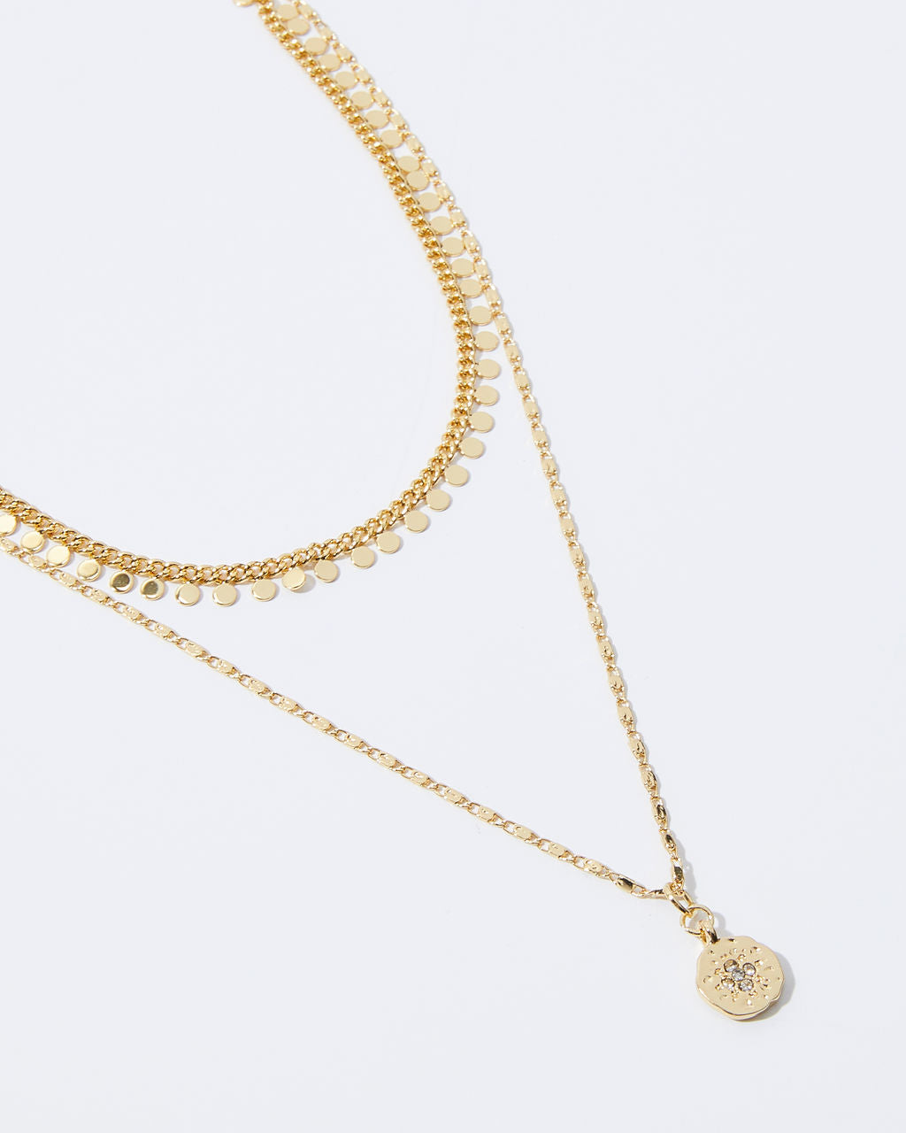 Samira Layered Charm Necklace