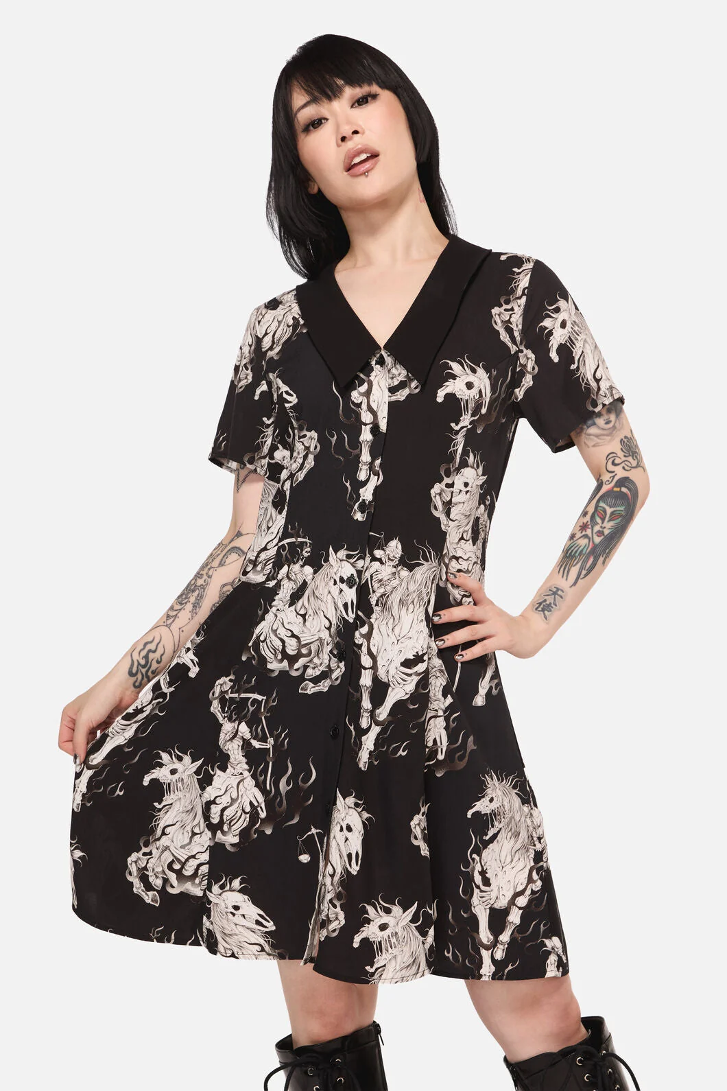 Apocalypse Goth Mini Dress