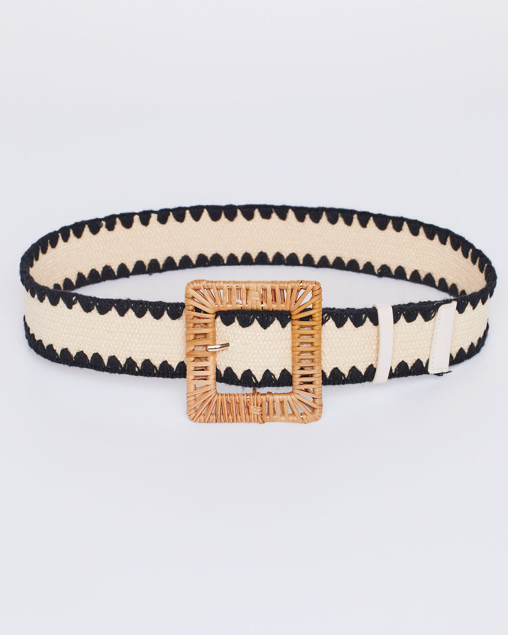 Rubin Square Tonal Straw Belt