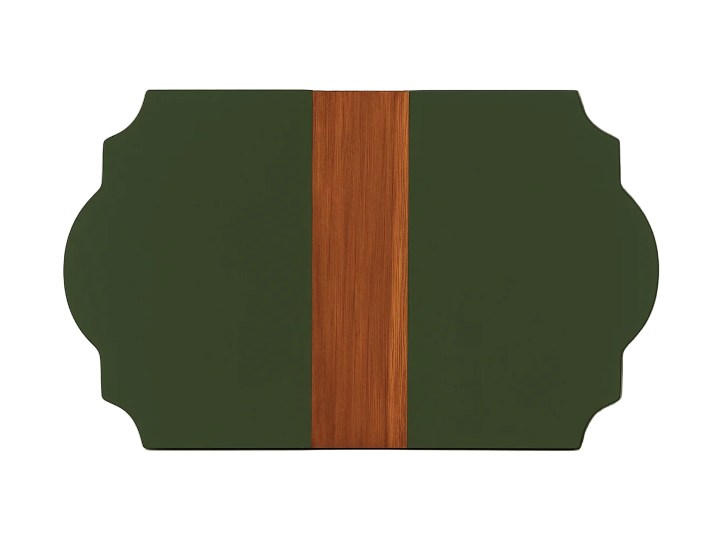 Spruce Green Wood Cheese Board Charger