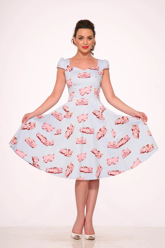 Car Hop Swing Dress