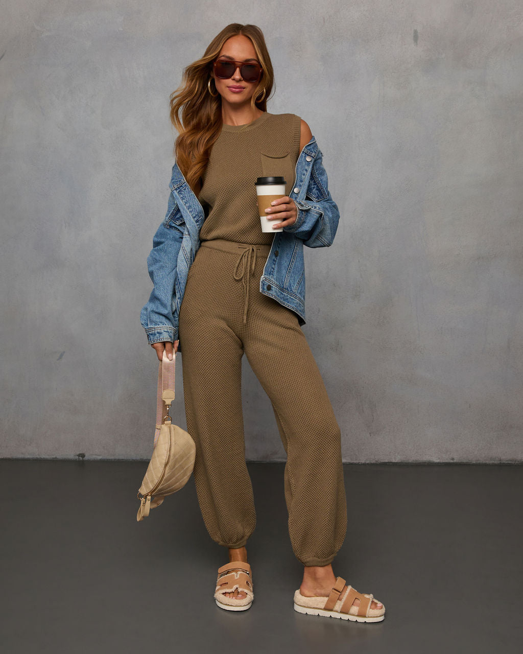 In The Feels Knit Drawstring Jumpsuit
