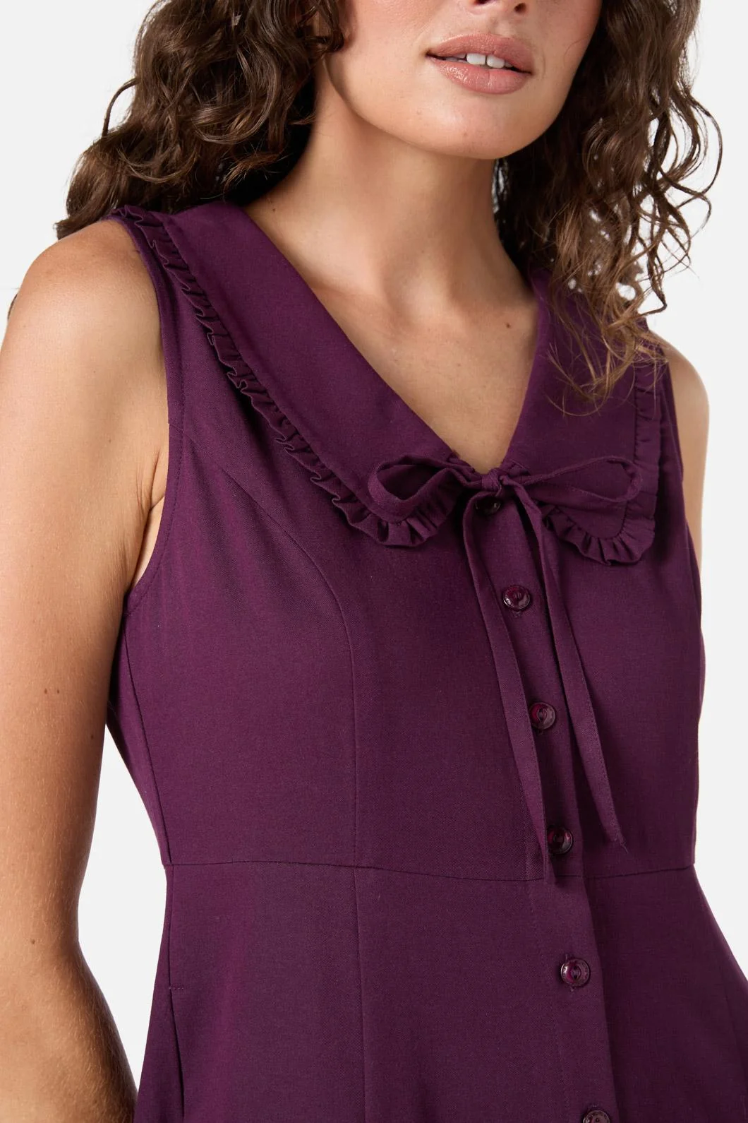 Dorothy Collared Midi Dress