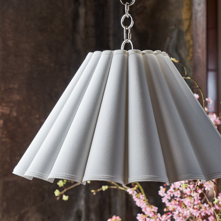 Allison Polished Nickel Pendant