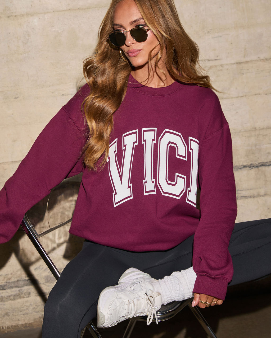 VICI Muse Oversized Graphic Sweatshirt