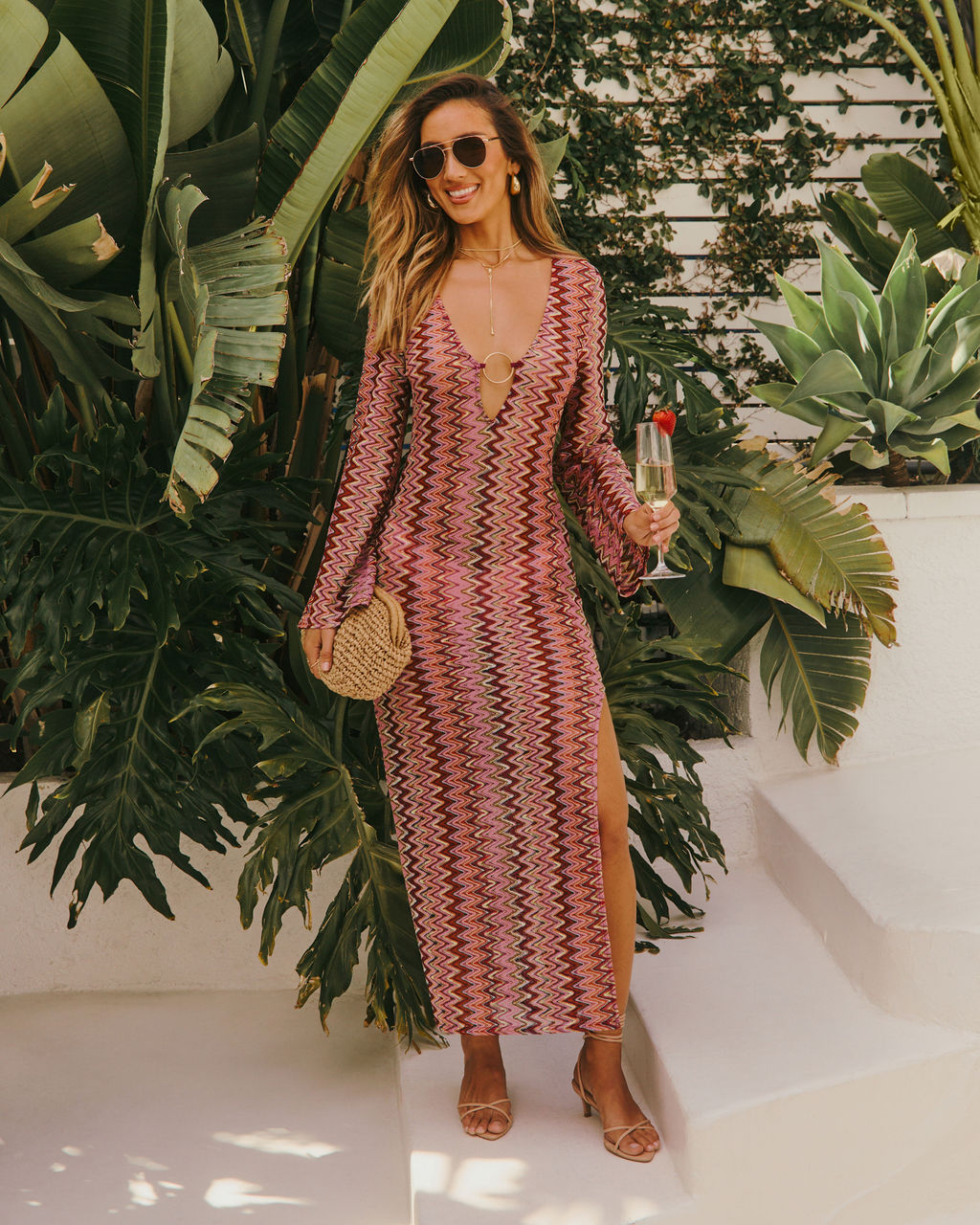 Joanne Crochet Cover Up Maxi Dress