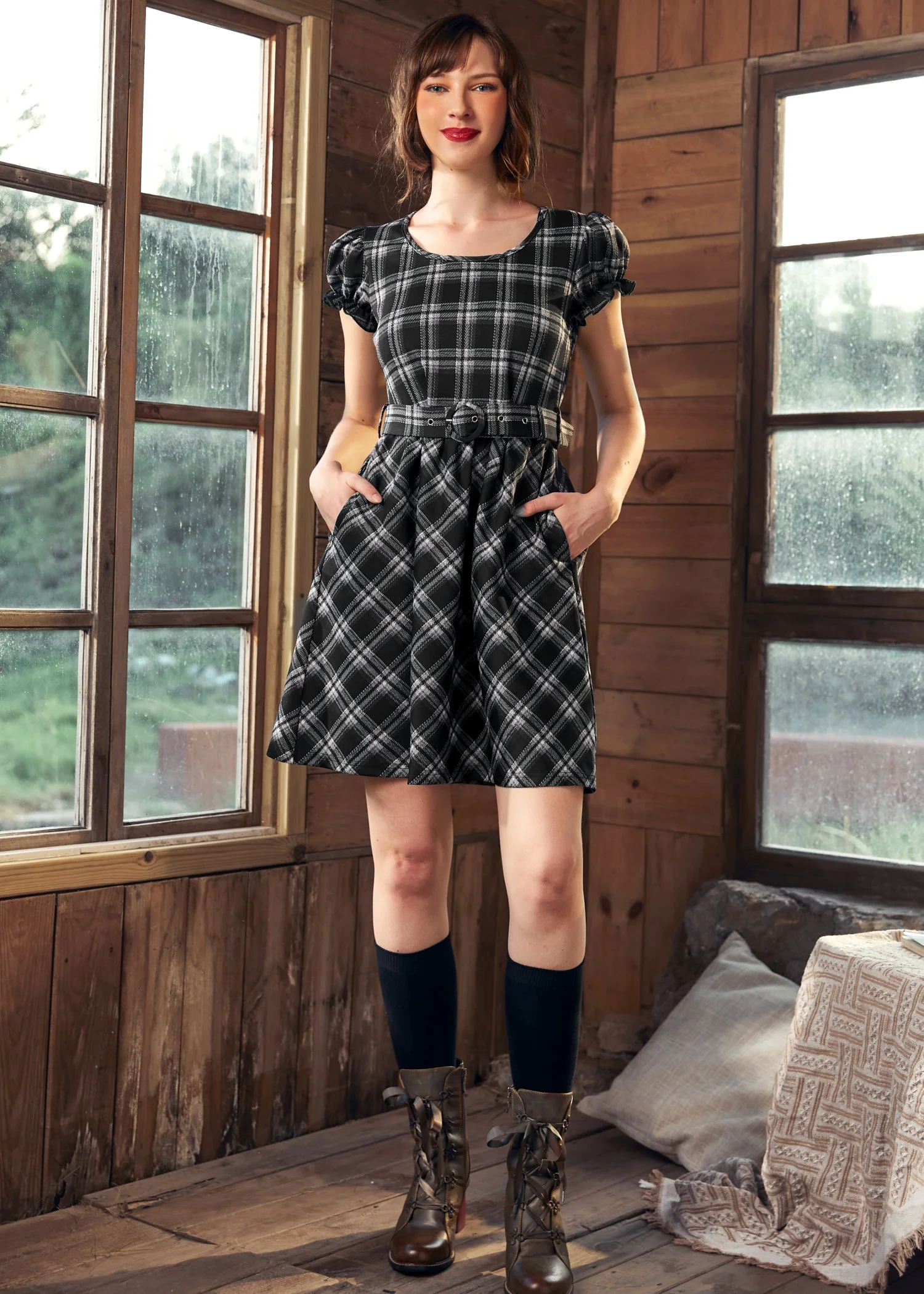 Plaid & Prejudice Dress