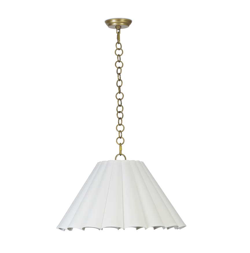 Allison Natural Brass Pendant
