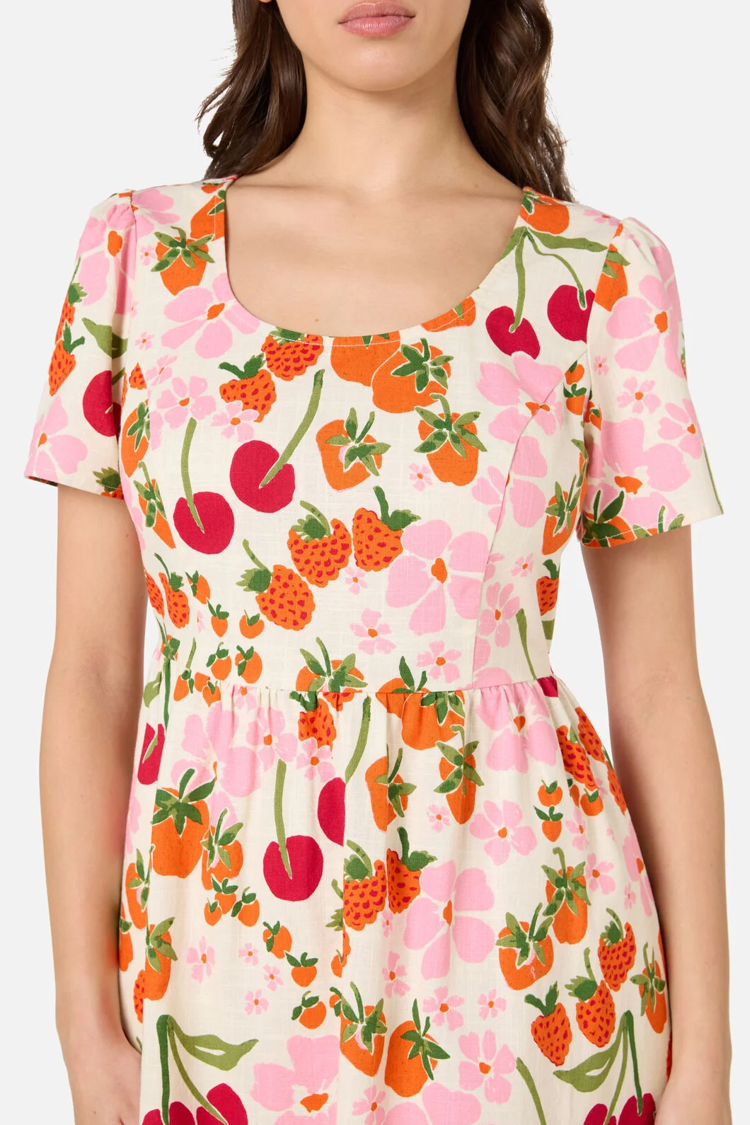 Berries N Cream Mini Dress