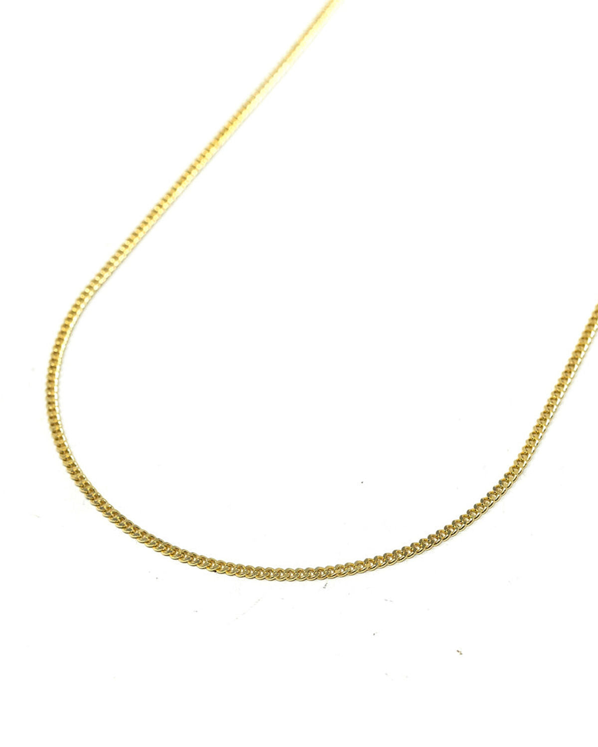 Skinny Curb 14k Plated Chain