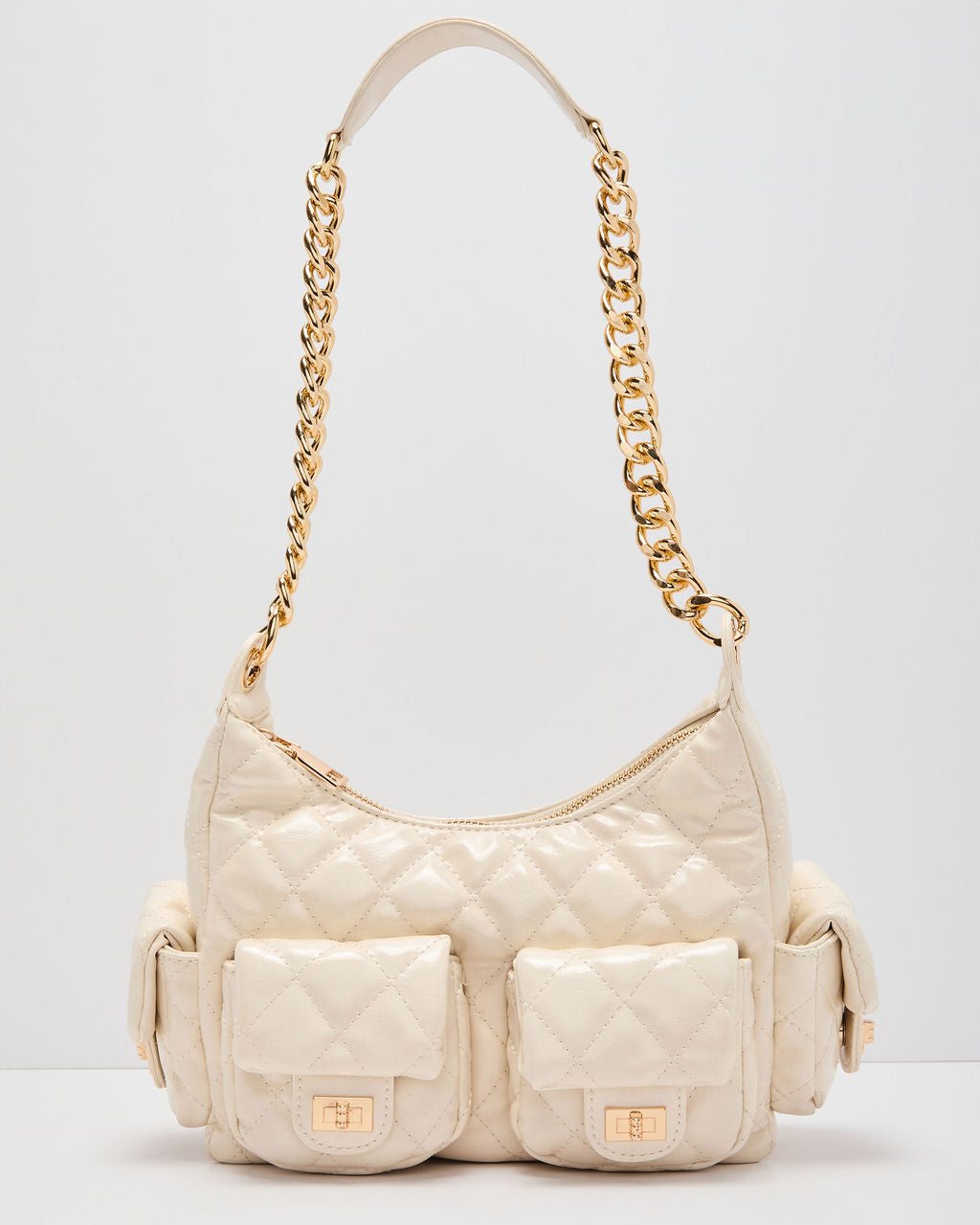 Palime Quilted Vegan Leather Crossbody Bag