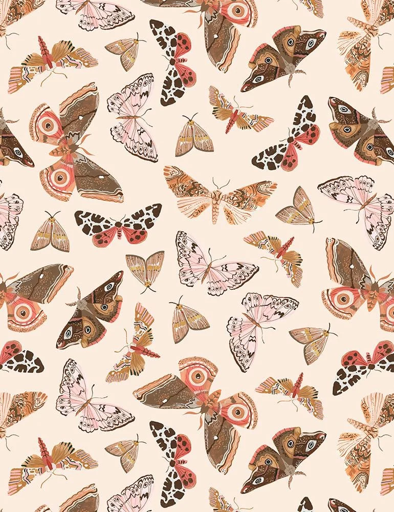 Butterfly Vintage Sleeveless Dress in Cream