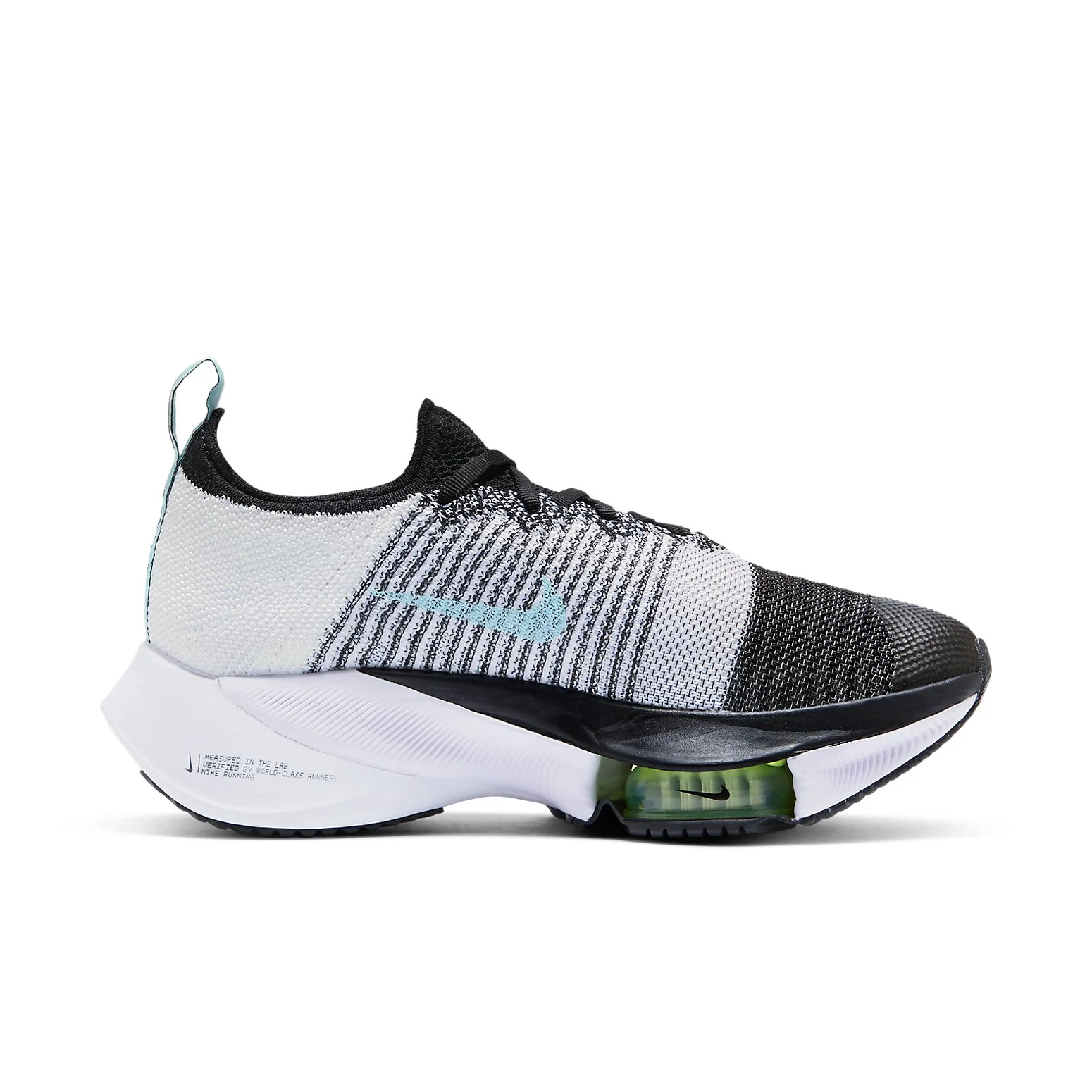 (WMNS) Air Zoom Tempo NEXT% Flyknit 'Black Glacier Blue' CI9924-001