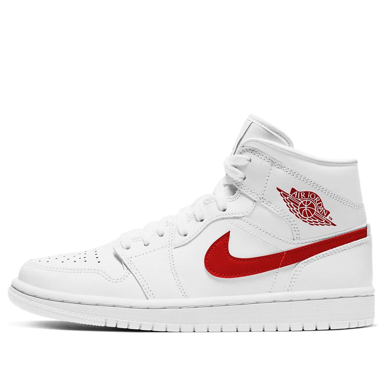 (WMNS)  Mid 'White University Red' BQ6472-106