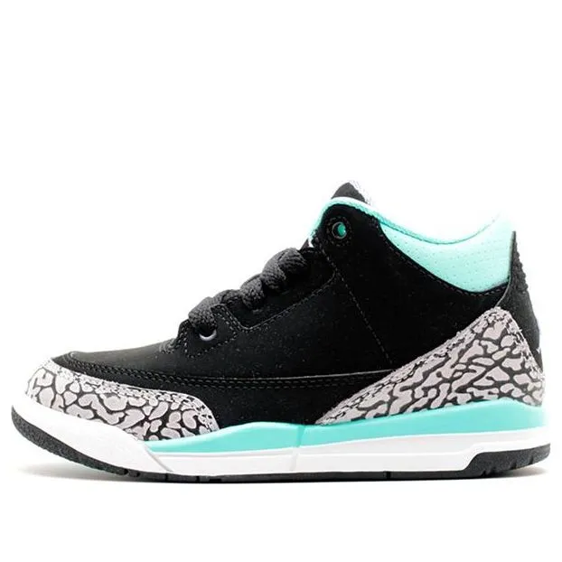 (GS) AJ 3 Retro 'Black Purple Turquoise' 441141-045