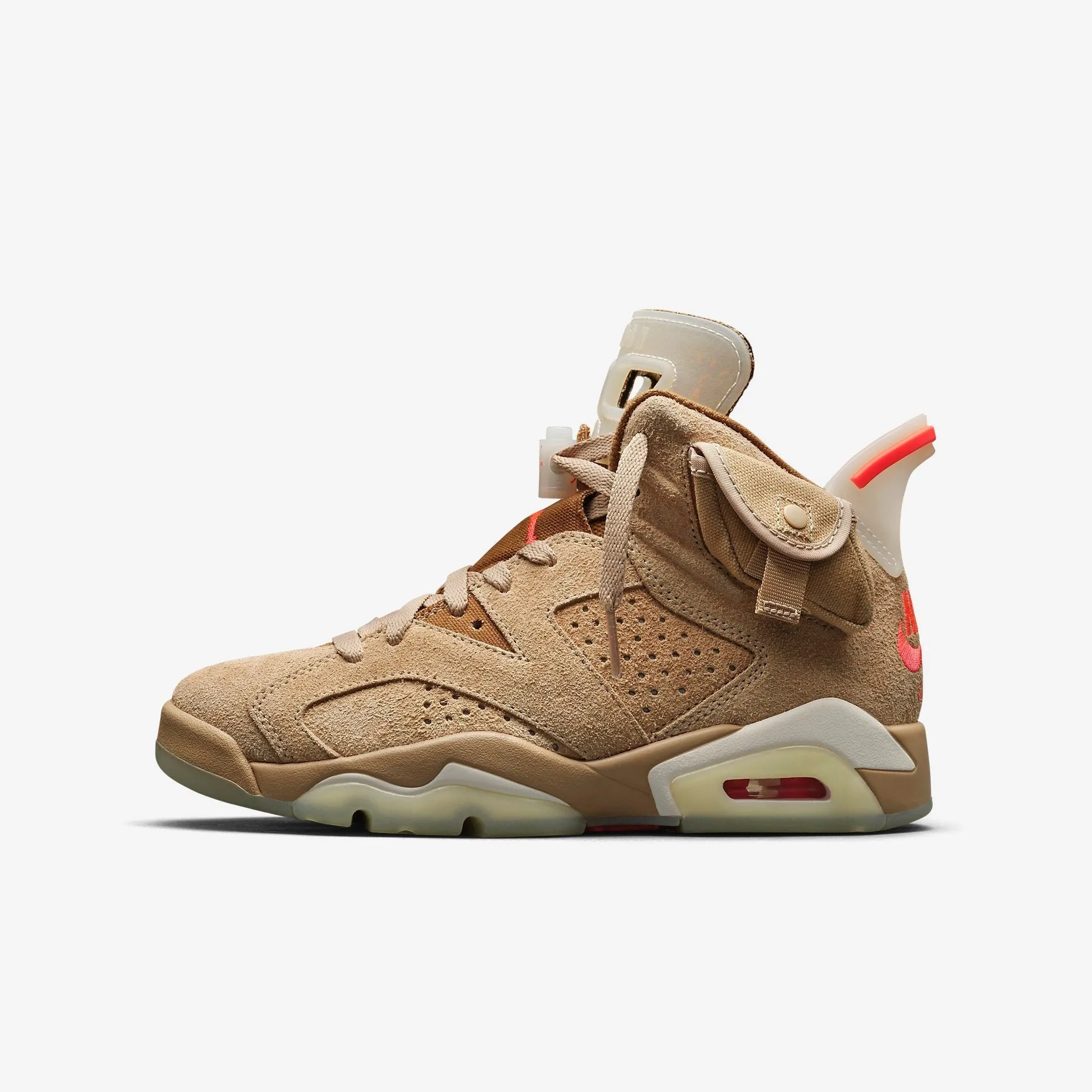 (Men's) AJ 6 Retro SP x Travis Scott 'Cactus Jack British Khaki' (2021) DH0690-200