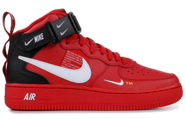 (GS)  Air Force 1 Mid LV8 'University Red' AV3803-600