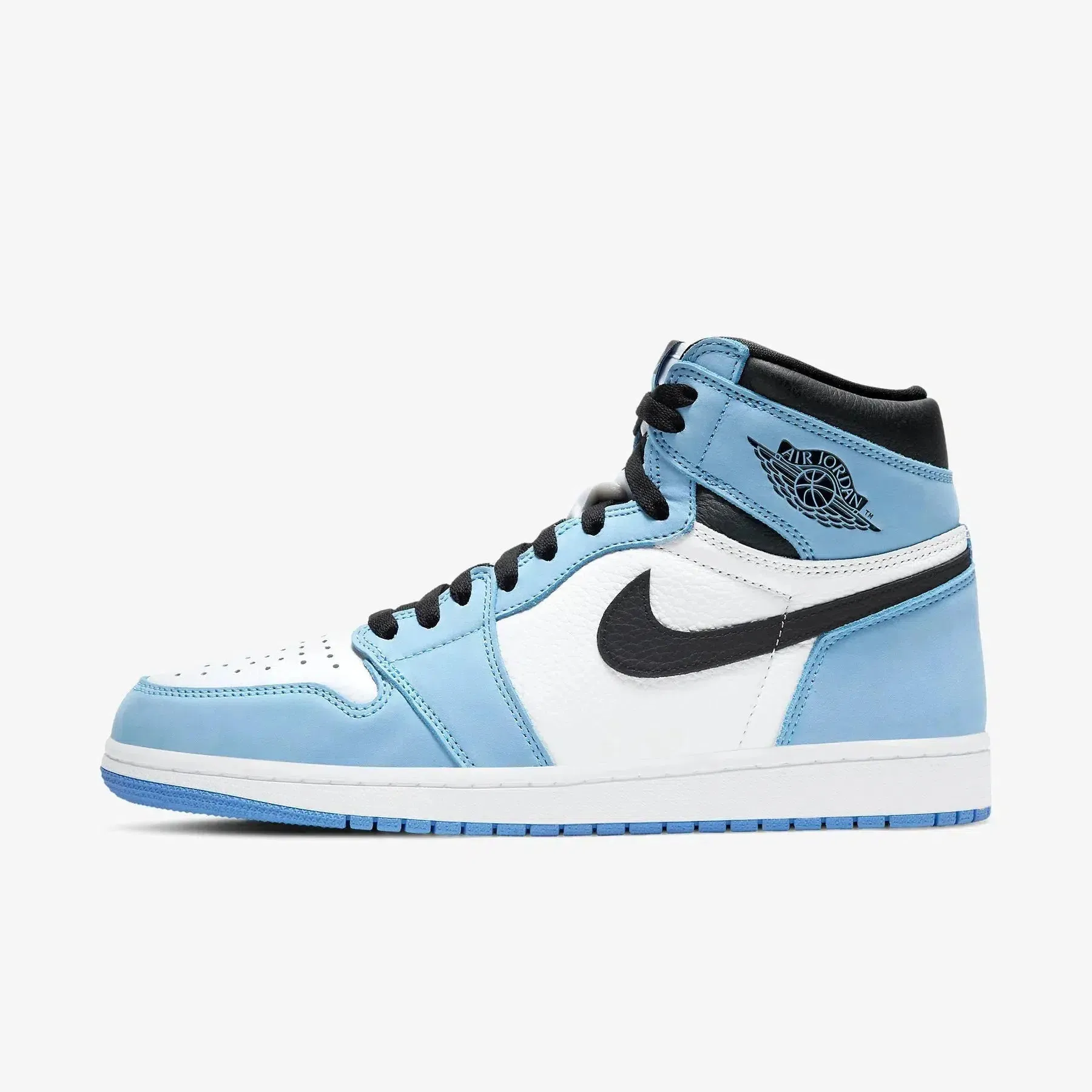 (Men's) AJ 1 Retro High OG 'UNC University Blue' (2021) 555088-134