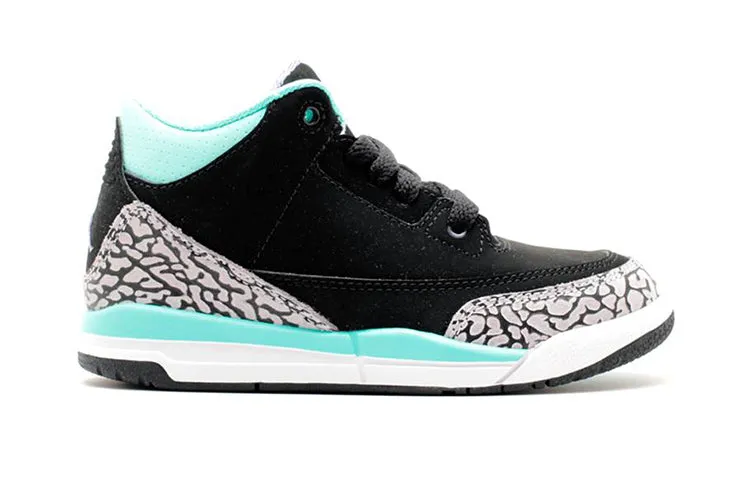 (GS) AJ 3 Retro 'Black Purple Turquoise' 441141-045