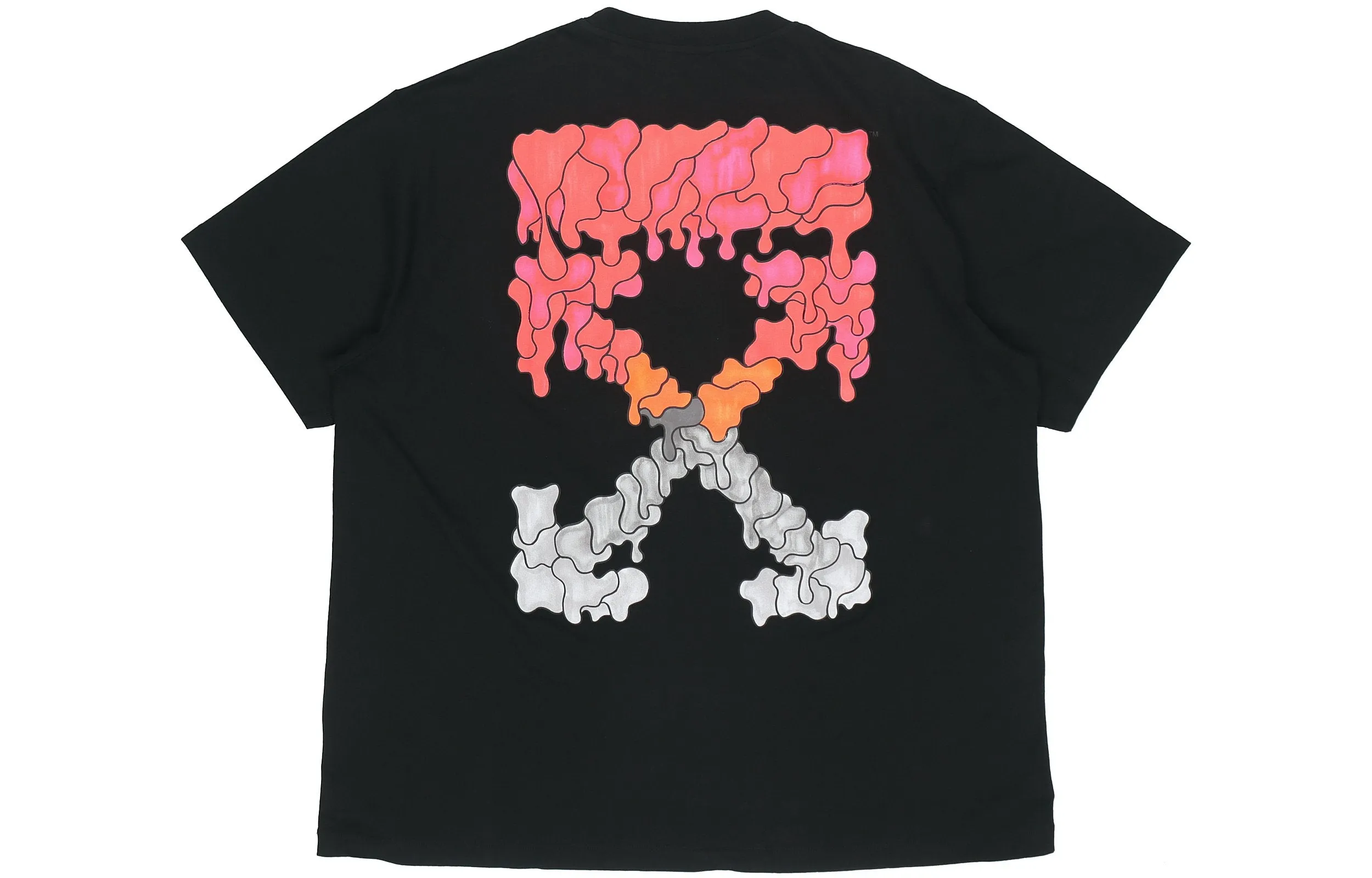 O-W Red Marker Over Tee 'Black' OMAA038S21JER0021025