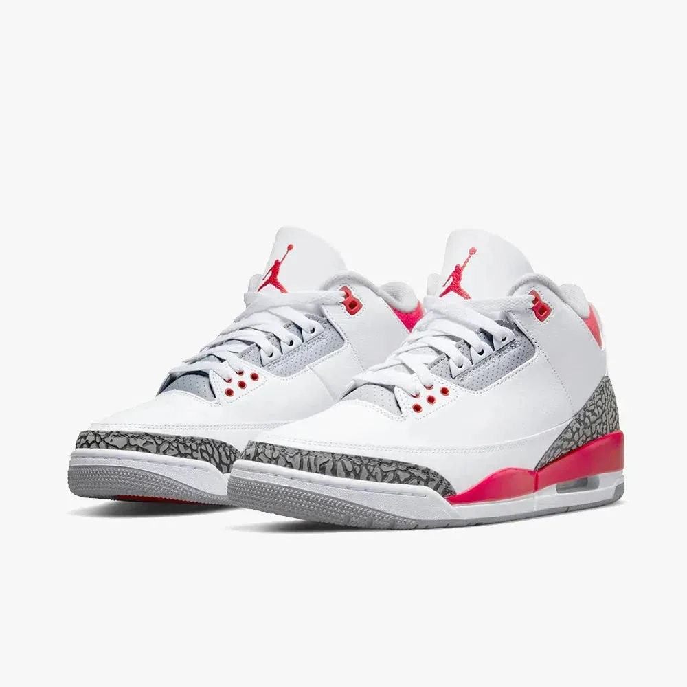 (Men's) AJ 3 Retro 'Fire Red' (2022) DN3707-160