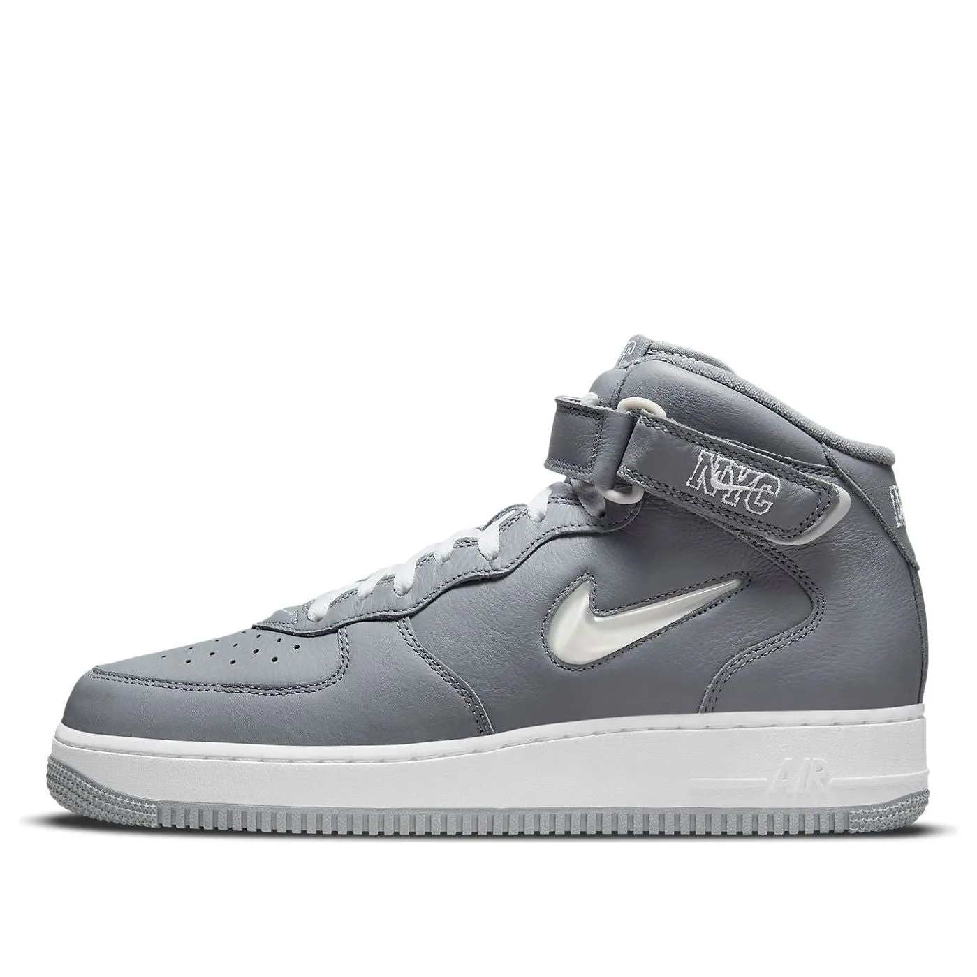 Nk AF 1 Mid Jewel QS 'NYC - Cool Grey' DH5622-001
