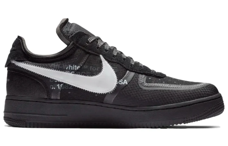 x Off-White Air Force 1 Low 'Black' AO4606-001