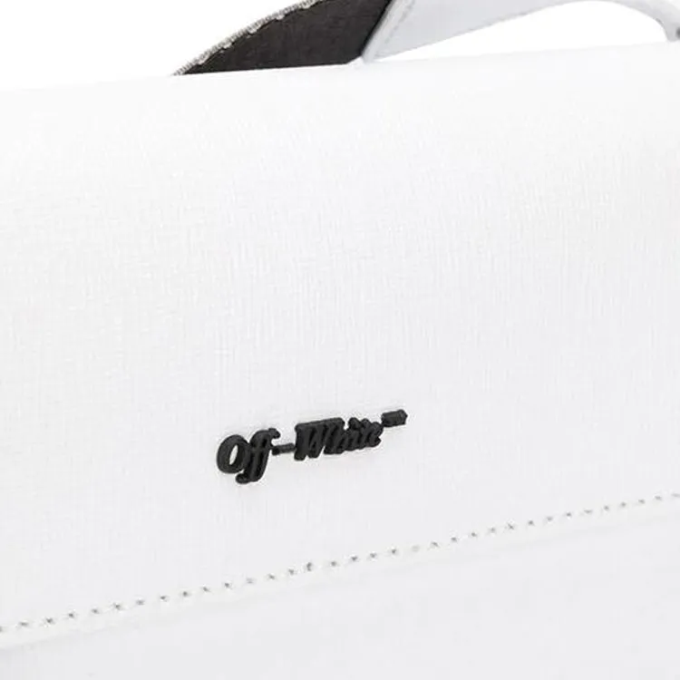 O-W Industrial Logo Shoulder Bag White OMNA032E194230020100