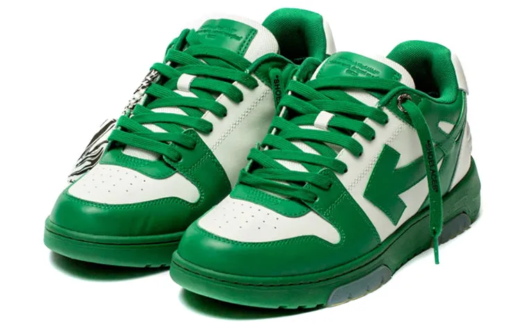 O-W Out of Office Low 'Dirty White Green' OMIA189R21LEA0010455