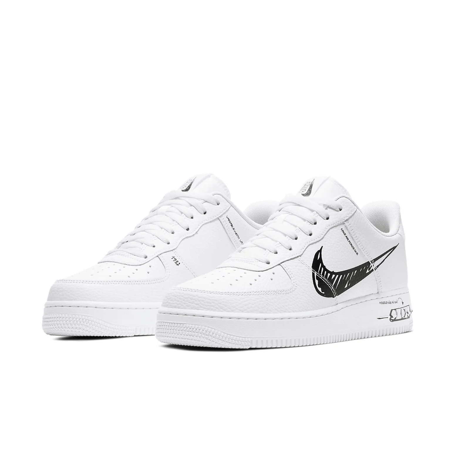 Air Force 1 Low 'Sketch - Black' CW7581-101