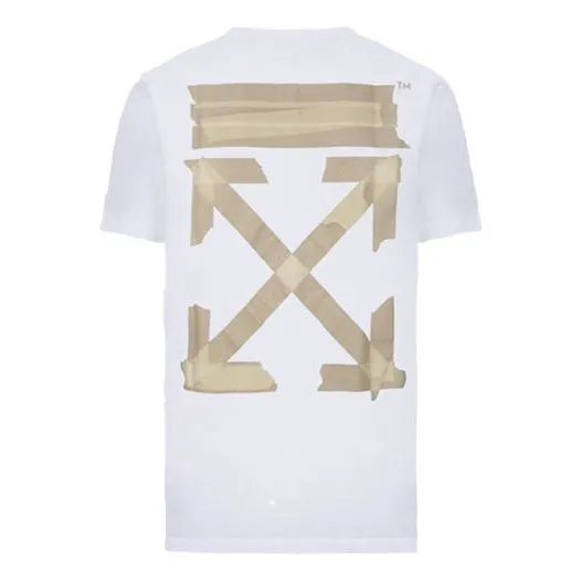 O-W C/O Virgil Abloh Men'S White Tape Arrows Slim OMAA027R201850020148