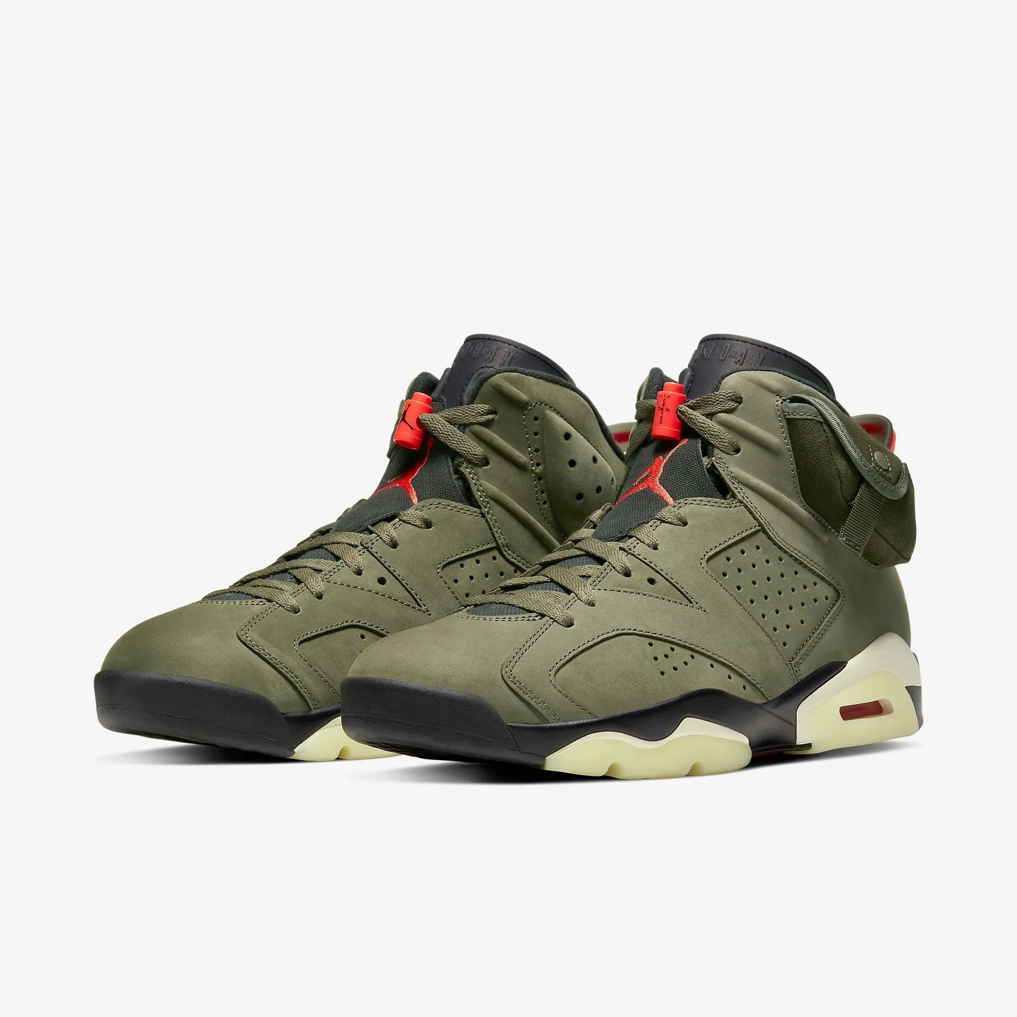 (Men's) AJ 6 Retro SP x Travis Scott 'Cactus Jack Medium Olive' (2019) CN1084-200