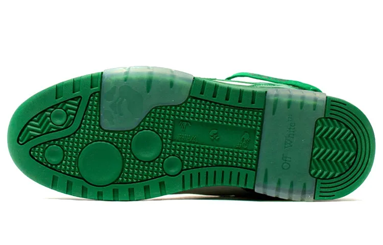 O-W Out of Office Low 'Dirty White Green' OMIA189R21LEA0010455