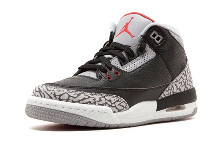(GS) AJ 3 Retro OG 'Black Cement' 2018 854261-001