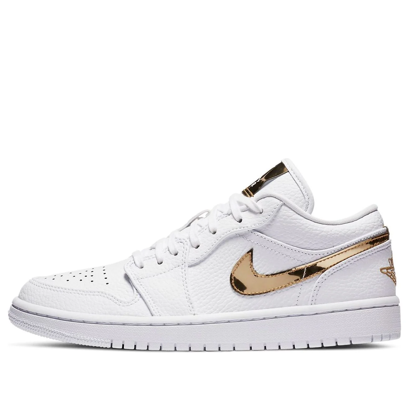 (WMNS)  Retro Low 'White Metallic Gold' CZ4776-100