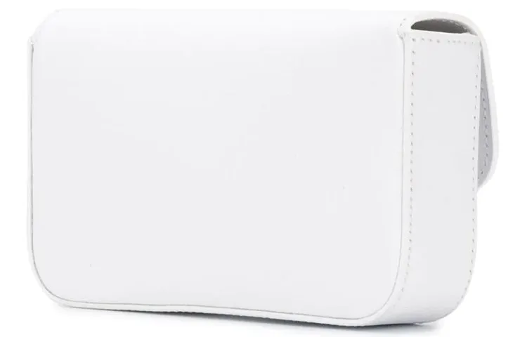 O-W Industrial Logo Shoulder Bag White OMNA032E194230020100