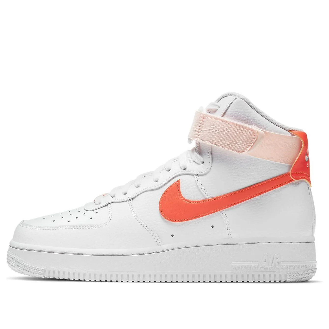 (WMNS)  Air Force 1 High 'White Orange Pearl' 334031-118