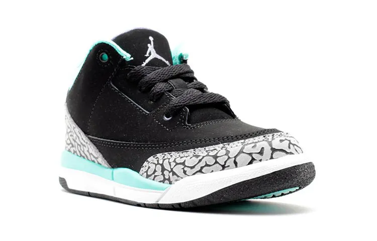 (GS) AJ 3 Retro 'Black Purple Turquoise' 441141-045