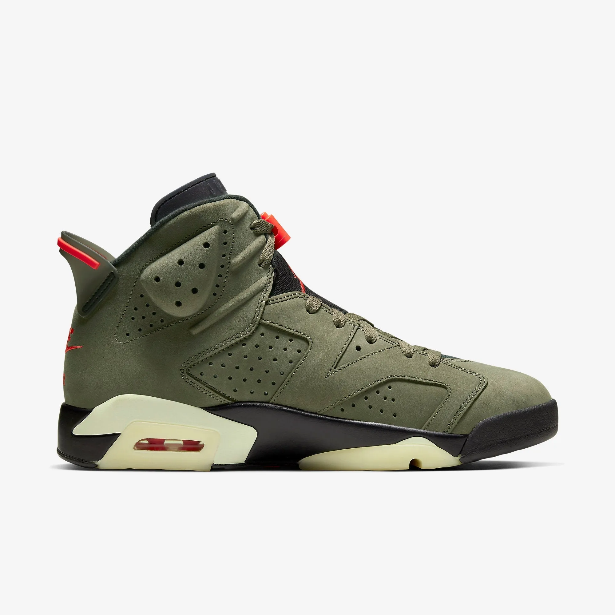 (Men's) AJ 6 Retro SP x Travis Scott 'Cactus Jack Medium Olive' (2019) CN1084-200