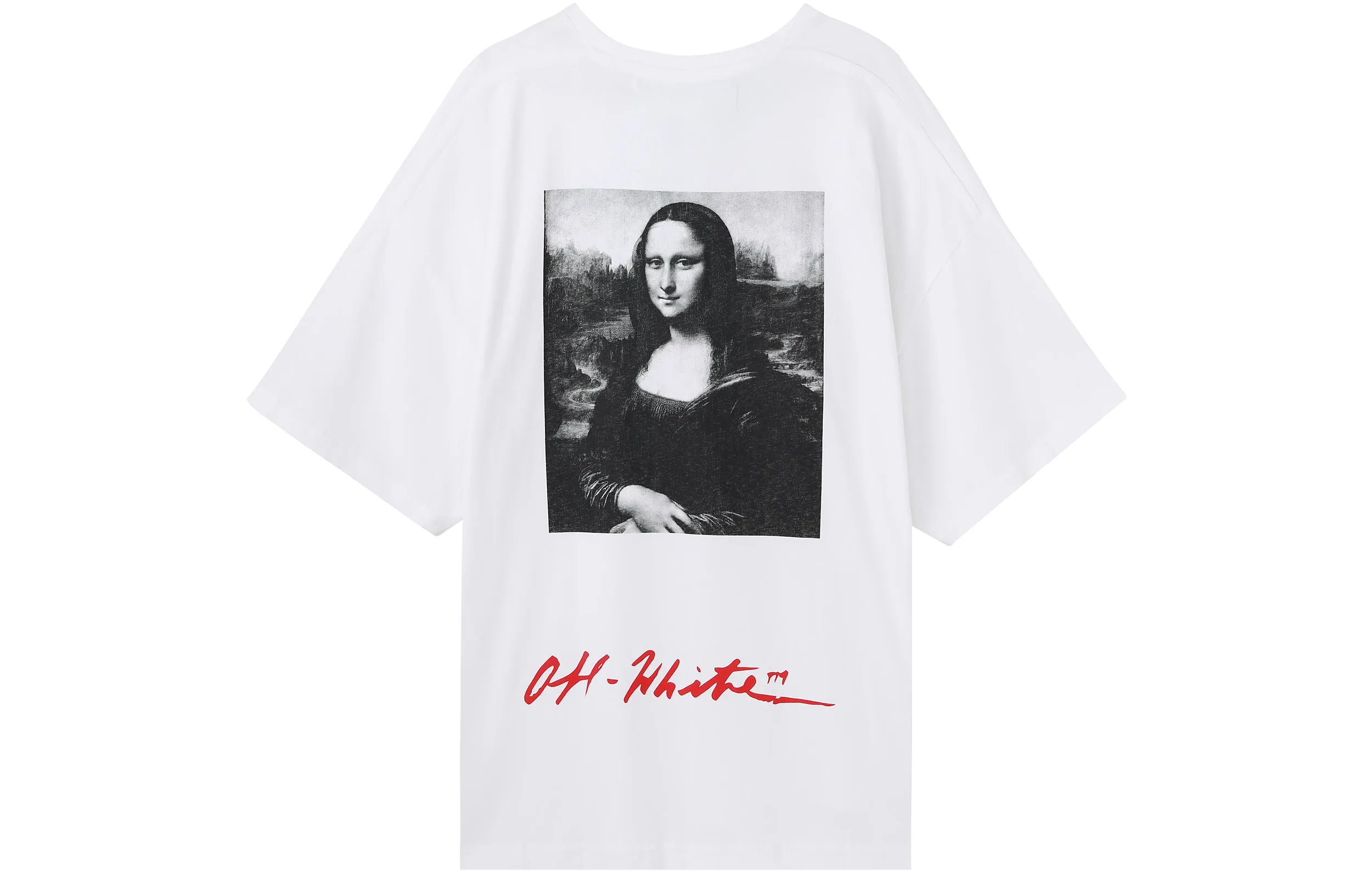 O-W SS19 Mona Lisa Logo Print Oversize OMAA066S191850050110
