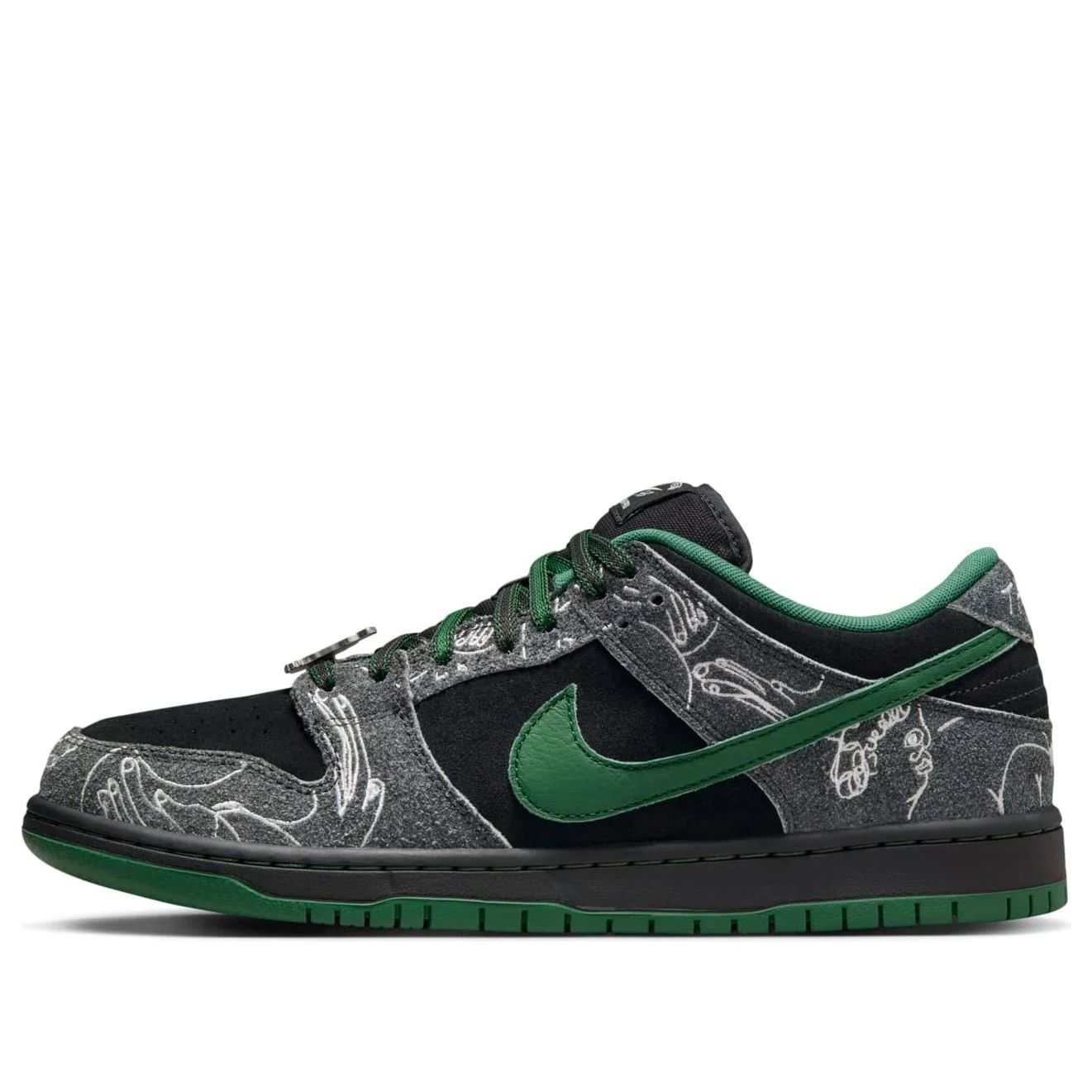 x There Skateboard SB Dunk Low Pro 'Anthracite Gorge Green' HF7743-001