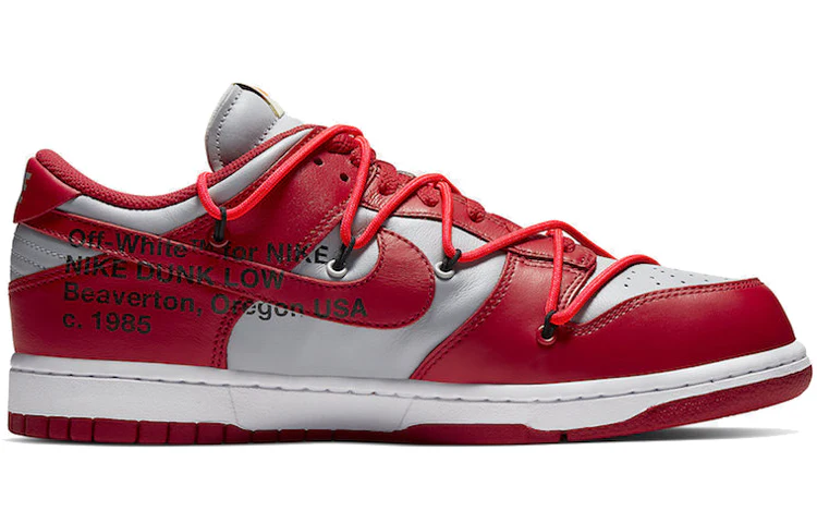 x Off-White Dunk Low 'University Red' CT0856-600