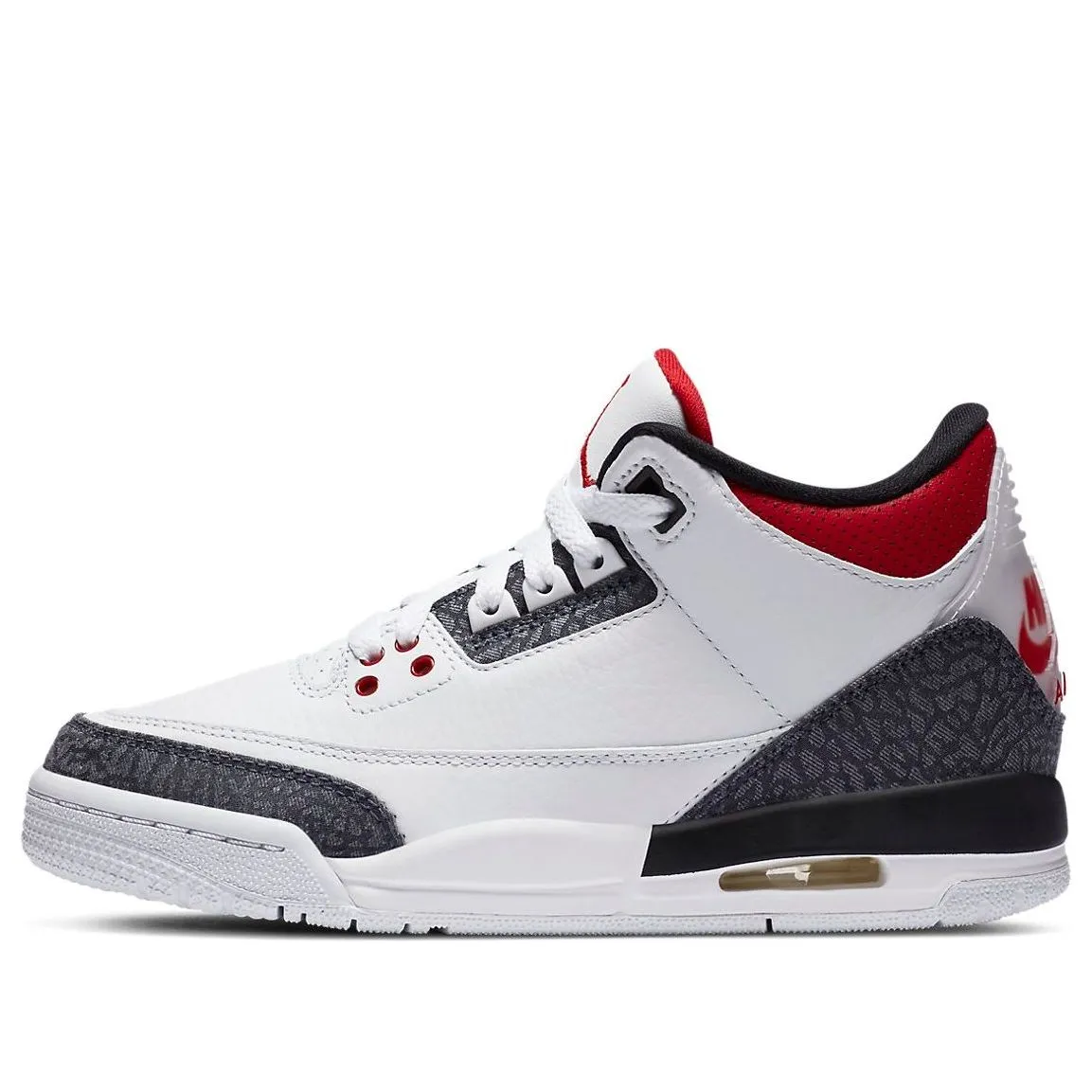 (GS) AJ 3 Retro Denim SE 'Fire Red' CZ6634-100
